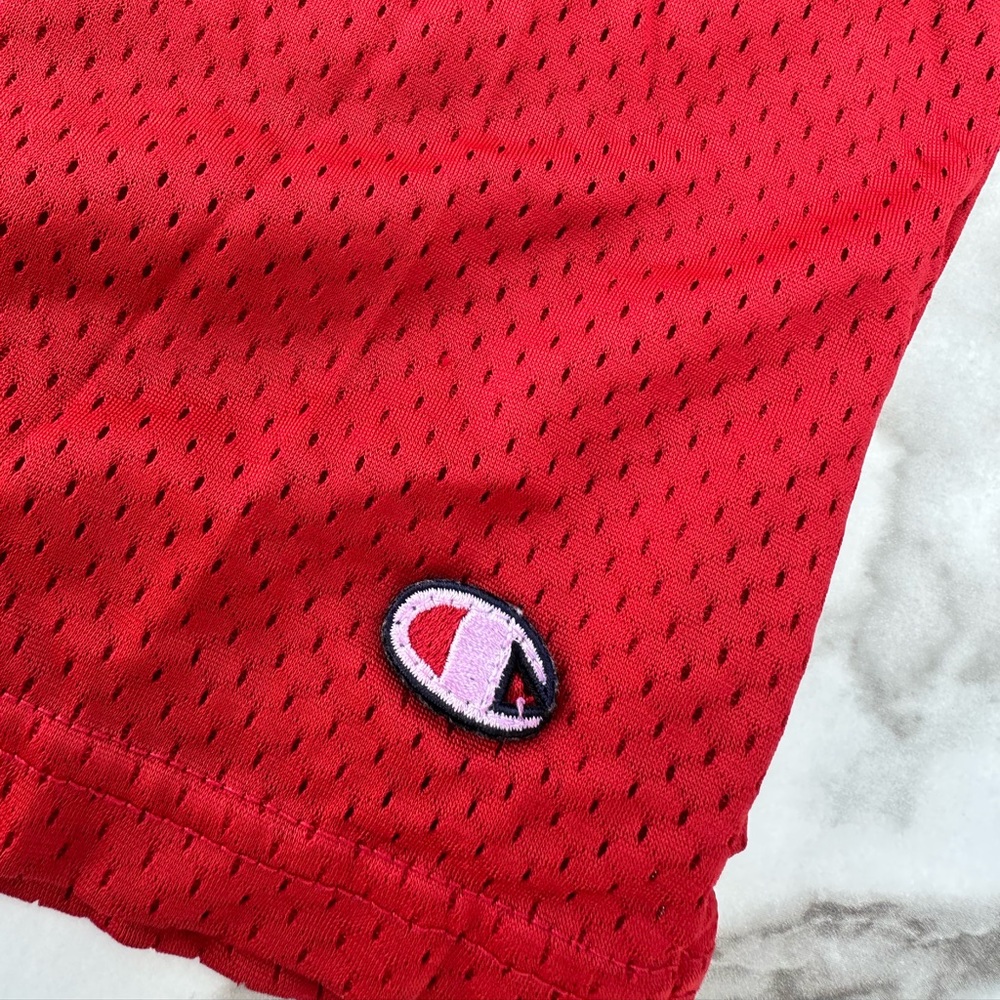 Red Champion Athletic Shorts. Size Large - Picture 2 of 4